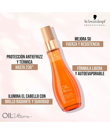 SCHWARZKOPF NUEVO OIL ULTIME ARGAN FINISHING OIL 100 ML. - El Palacio De La Belleza