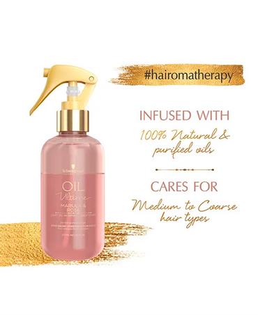 SCHWARZKOPF NUEVO OIL ULTIME MARULA & ROSE SPRAY CONDITIONER 200 ML - El Palacio De La Belleza