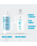 SCHWARZKOPF NUEVO BC HYALURONIC MOISTURE KICK SHAMPOO 1 LT. - El Palacio De La Belleza