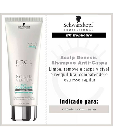 SCHWARZKOPF NUEVO SCALP GENESIS PURIFYYING SHAMPOO MICELAR 200 ML. - El Palacio De La Belleza