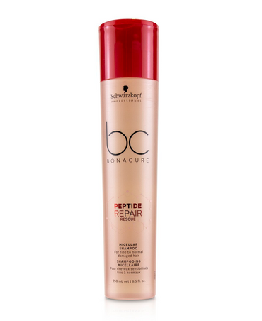 SCHWARZKOPF NUEVO BC PEPTIDE REPAIR RESCUE SHAMPOO 250 ML.