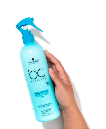 SCHWARZKOPF NUEVO BC HYALURONIC MOISTURE KICK SPRAY CONDITIONER 400 ML. - El Palacio De La Belleza