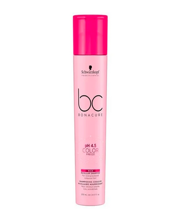 SCHWARZKOPF NUEVO BC PH 4.5 COLOR FREEZE RICH SHAMPOO 250 ML.