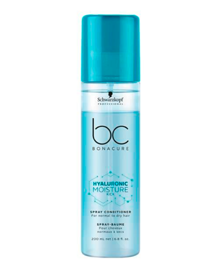 SCHWARZKOPF NUEVO BC HYALURONIC MOISTURE KICK SPRAY CONDITIONER 200 ML.