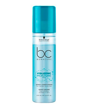 SCHWARZKOPF NUEVO BC HYALURONIC MOISTURE KICK SPRAY CONDITIONER 200 ML.