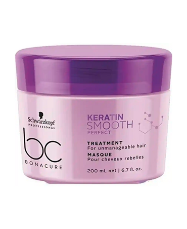 SCHWARZKOPF NUEVO BC KERATIN SMOOTH PERFECT MASK 200 ML.