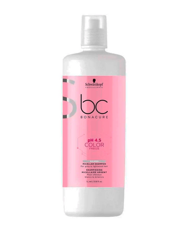 SCHWARZKOPF NUEVO BC PH 4.5 COLOR FREEZE SILVER SHAMPOO 1 LT.