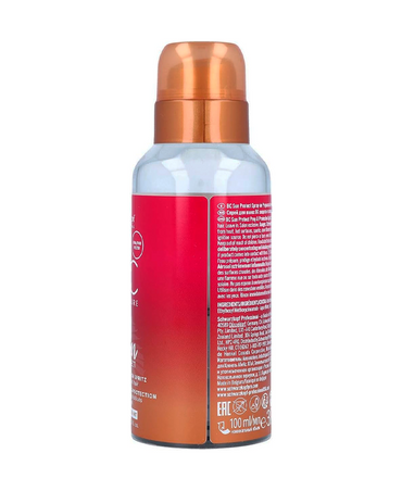 SCHWARZKOPF BC SUN PROTECT SPRAY PREPARATION BEFORE AVANT 100 ML.