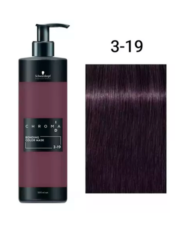 SCHWARZKOPF CHROMA ID BONDING COLOR MASK 500 ML. 3-19