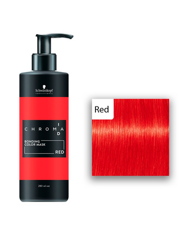 SCHWARZKOPF CHROMA ID BONDING COLOR MASK 280 ML. RED ROUGE