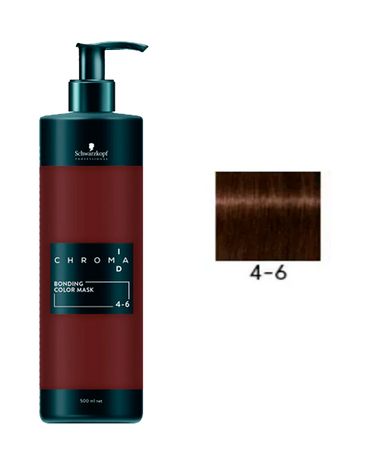 SCHWARZKOPF CHROMA ID BONDING COLOR MASK 500 ML. 4-6