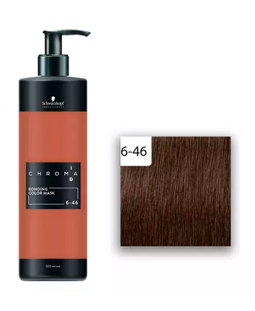 SCHWARZKOPF CHROMA ID BONDING COLOR MASK 500 ML. 6-46