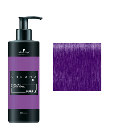SCHWARZKOPF CHROMA ID BONDING COLOR MASK 280 ML. PURPLE VIOLET
