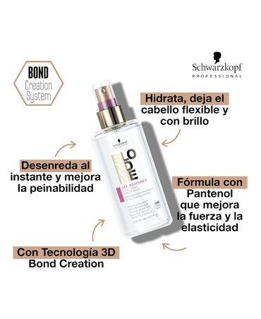 SCHWARZKOPF BLONDME ALL BLONDES LIGHT SPRAY CONDITIONER 200 ML. - El Palacio De La Belleza
