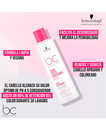 SCHWARZKOPF BC COLOR FREEZE ACONDICIONADOR 200 ML. 2026