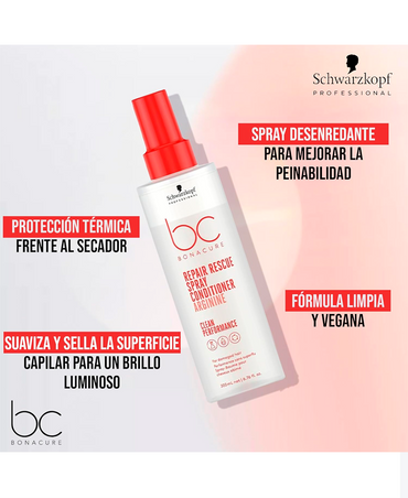 SCHWARZKOPF BC REPAIR RESCUE ARGININE ACONDICIONADOR SPRAY 400 ML. 2026