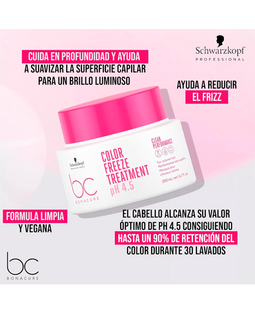SCHWARZKOPF BC COLOR FREEZE TRATAMIENTO 200 ML. 2026