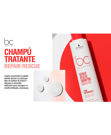SCHWARZKOPF BC REPAIR RESCUE SHAMPOO ARGININE 250 ML. 2026