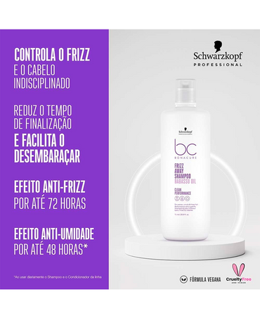 SCHWARZKOPF BC FRIZZ AWAY SHAMPOO LITRO
