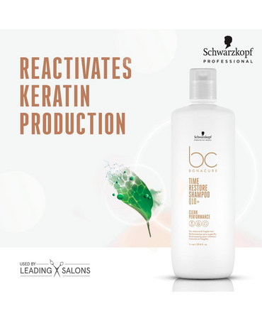 SCHWARZKOPF BC Q10+ TIME RESTORE ACONDICIONADOR 1 LT. VEGANO
