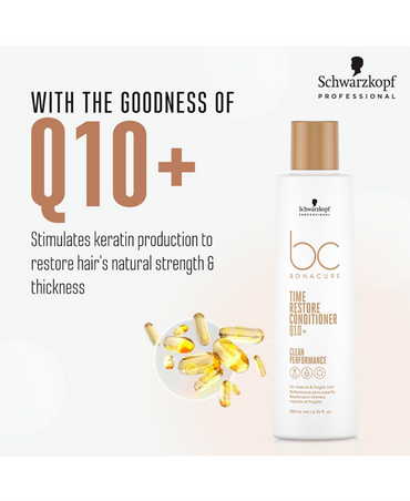 SCHWARZKOPF BC Q10+ TIME RESTORE CONDITIONER 200 ML. 2026