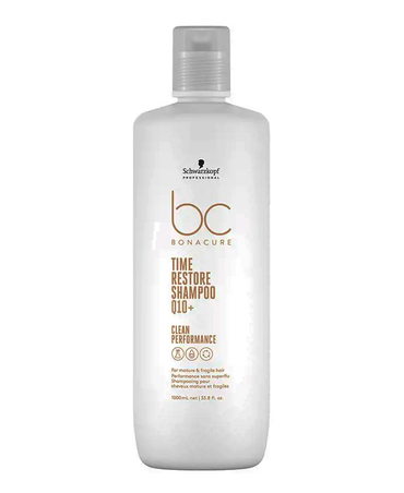 SCHWARZKOPF BC Q10+ TIME RESTORE SHAMPOO 1 LT. VEGANO