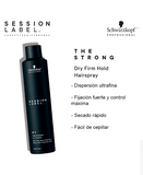 SCHWARZKOPF SESSION LABEL NO.3 THE STRONG LE FIXANT SPRAY 500 ML. - El Palacio De La Belleza