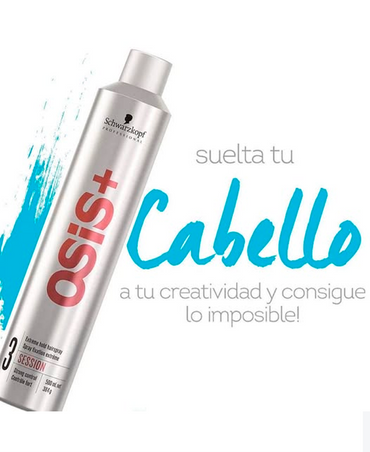 SCHWARZKOPF OSIS SESSION 3 SPRAY EXTREME HOLD 500 ML. - El Palacio De La Belleza