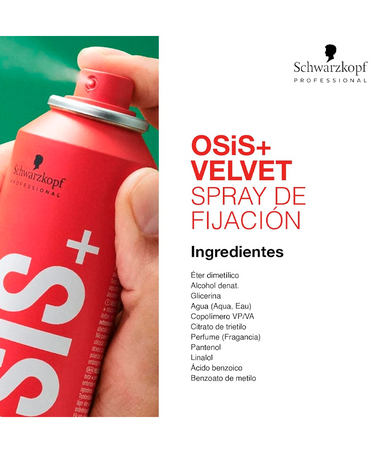 SCHWARZKOPF OSIS VELVET SPRAY 200 ML. 2026 - El Palacio De La Belleza