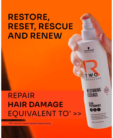 SCHWARZKOPF R-TWO BONACURE RESTORING ESSENCE CLEAN PERFORM SPRAY 400 ML.