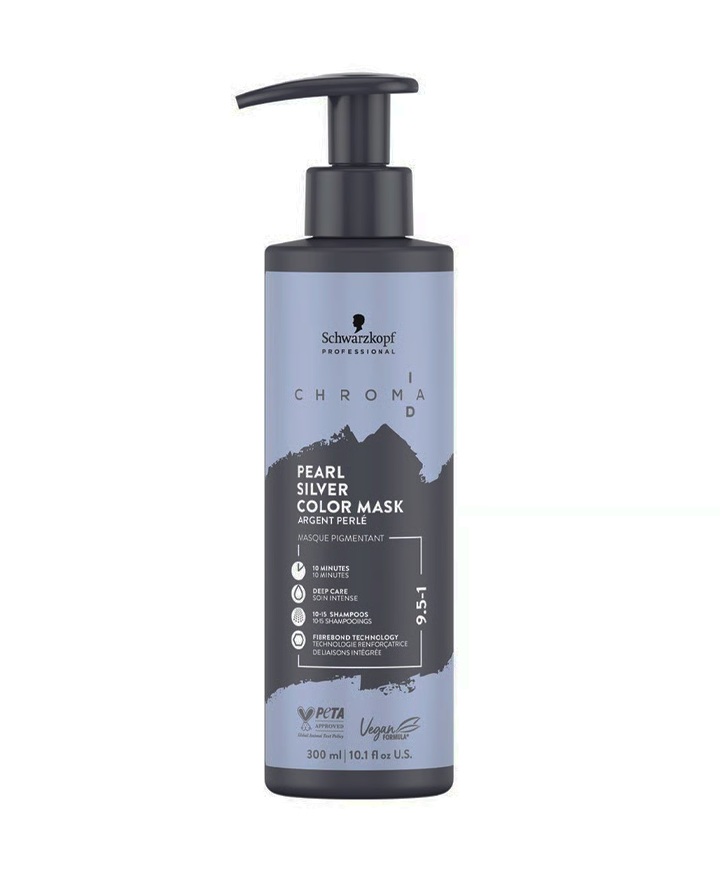 SCHWARZKOPF CHROMA ID BONDING COLOR MASK 300 ML. 9,5-1 PLATA PERLADO