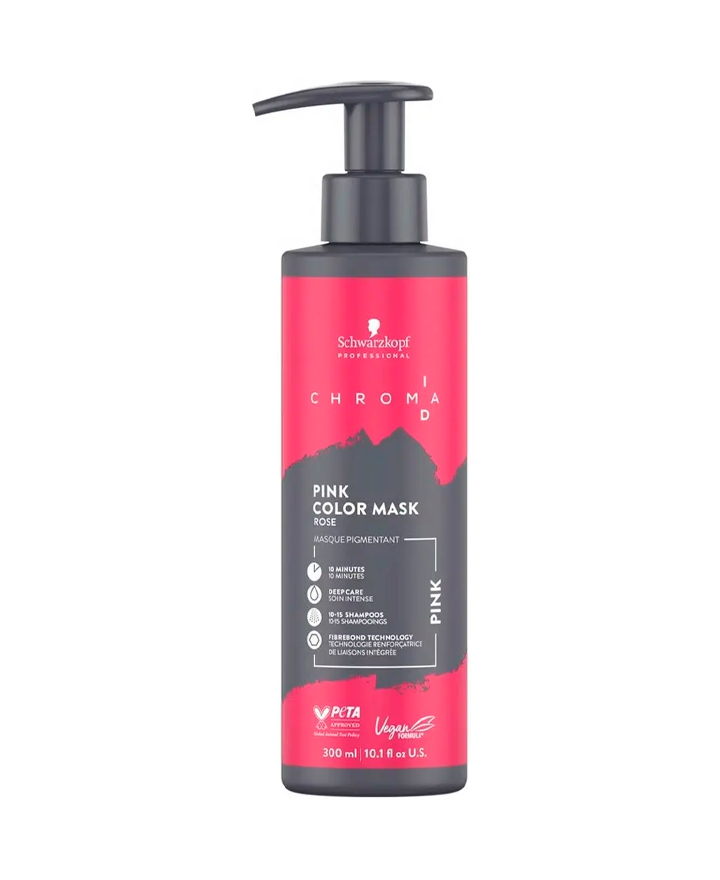 SCHWARZKOPF CHROMA ID BONDING COLOR MASK 300 ML. ROSA