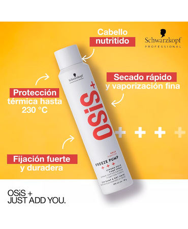 SCHWARZKOPF OSIS FREZEE PUMP SPRAY 200 ML. 2026 - El Palacio De La Belleza