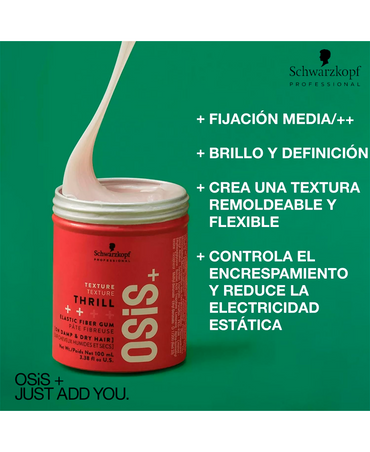 SCHWARZKOPF OSIS+ THRILL TEXTURE 100 ML. 2024