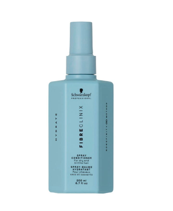 SCHWARZKOPF FIBRE CLINIX 2025 HYDRATE SPRAY CONDITIONER 200 ML.