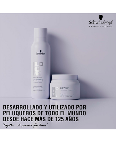 SCHWARZKOPF BLONDME BOND REPAIR PURPLE SHAMPOO 300 ML. 2026