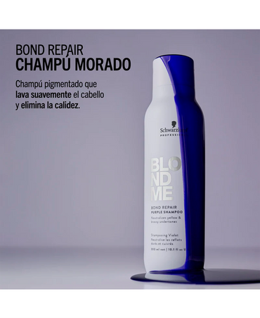 SCHWARZKOPF BLONDME BOND REPAIR PURPLE SHAMPOO 1000 ML. 2026