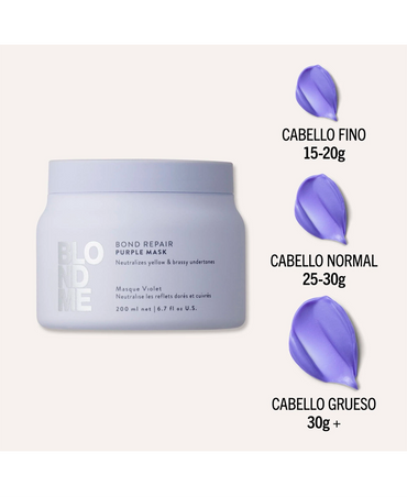 SCHWARZKOPF BLONDME BOND REPAIR PURPLE MASK 500 ML. 2026