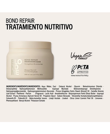SCHWARZKOPF BLONDME BOND REPAIR NOURISHING MASK 200 ML. 2026
