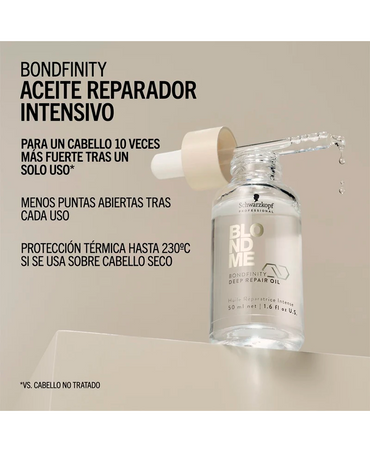 SCHWARZKOPF BLONDME BONDFINITY DEEP REPAIR OIL 50 ML. 2026