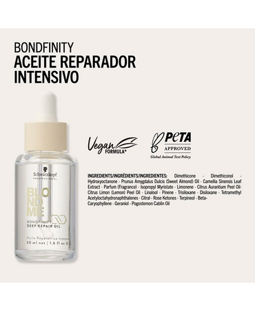 SCHWARZKOPF BLONDME BONDFINITY DEEP REPAIR OIL 50 ML. 2026