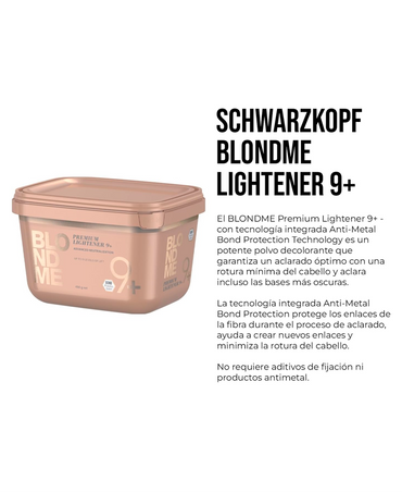 SCHWARZKOPF BLONDME PREMIUM LIGHTENER 9+ LEVEL 450 GRS. 2026