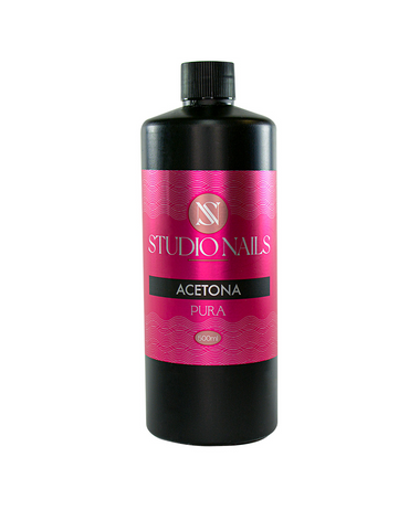 STUDIO NAILS ACETONA PURA 500 ML.
