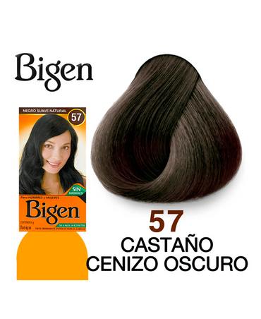 BIGEN TINTE 57 CASTAÑO CENIZO OSCURO 6 GRS.