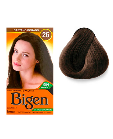 BIGEN TINTE 26 CASTAÑO DORADO 6 GRS.