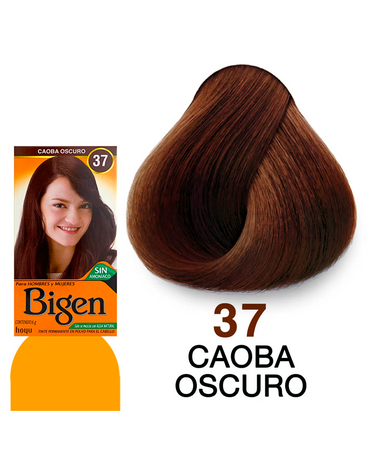 BIGEN TINTE 37 CAOBA OSCURO 6 GRS.