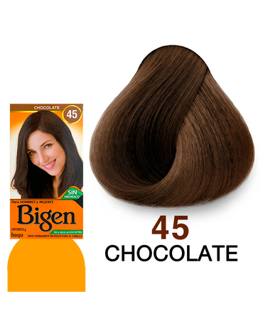 BIGEN TINTE 45 CHOCOLATE 6 GRS.