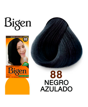 BIGEN TINTE 88 NEGRO AZULADO 6 GRS.