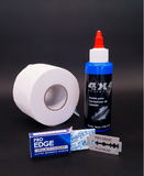 4X4 COMBO BARBER STAR 2 MAQUINAS /ACEITE/CEPILLO/NAVAJAS/PAPEL CUELLO