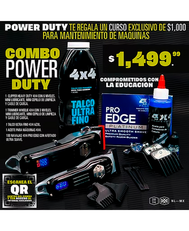 4X4 COMBO POWER DUTY CON 5 PIEZAS